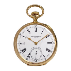 Very fine Swiss 18K gold open faced lever watch Circa 1913
