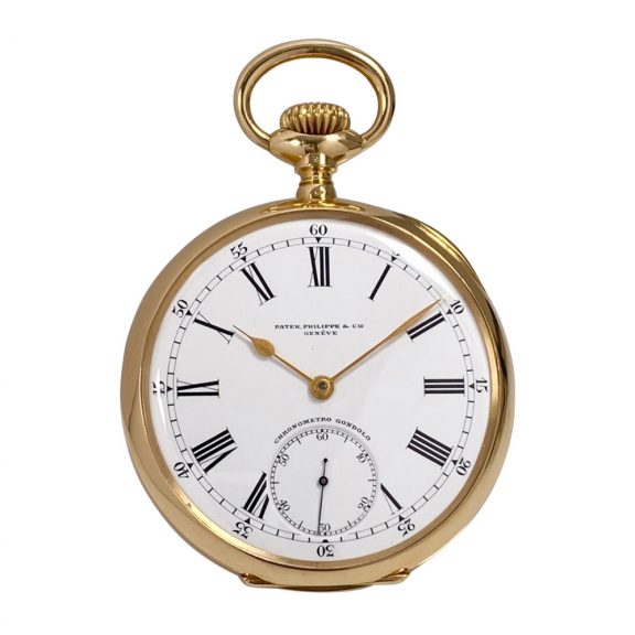 Very fine Swiss 18K gold open faced lever watch Circa 1913