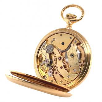 Very fine Swiss 18K gold open faced lever watch Circa 1913