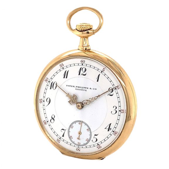 Fine Swiss 14 carat gold open faced lever watch Circa 1907 Fine Swiss 14 carat gold open faced lever watch Circa 1907