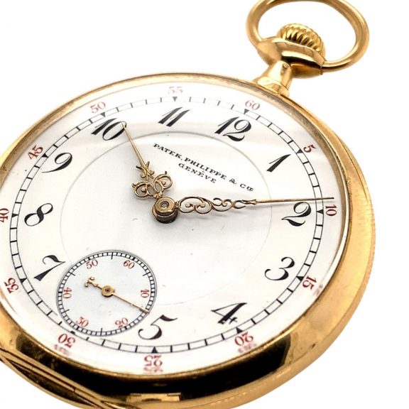 Fine Swiss 14 carat gold open faced lever watch Circa 1907 Fine Swiss 14 carat gold open faced lever watch Circa 1907