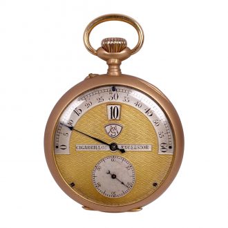 Interesting Swiss gold lever with digital jumping hour Circa 1908 Interesting Swiss gold lever with digital jumping hour Circa 1908