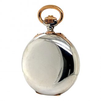 French silver open faced chronograph deck watch Circa 1900