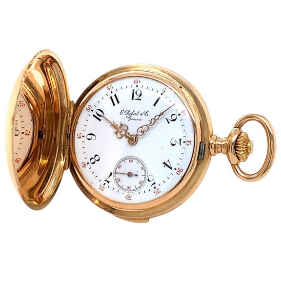 Swiss 18 carat rose gold minute repeating lever watch Circa 1900 Swiss 18 carat rose gold minute repeating lever watch Circa 1900