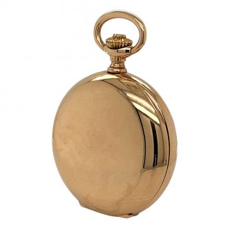 Swiss 18 carat rose gold minute repeating lever watch Circa 1900