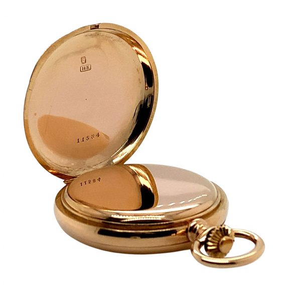 Swiss 18 carat rose gold minute repeating lever watch Circa 1900 Swiss 18 carat rose gold minute repeating lever watch Circa 1900