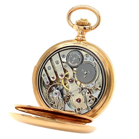Swiss 18 carat rose gold minute repeating lever watch Circa 1900 Swiss 18 carat rose gold minute repeating lever watch Circa 1900