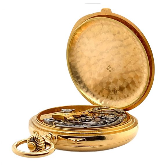 Swiss gold chronograph with 30 minute counter Circa 1910 Swiss gold chronograph with 30 minute counter Circa 1910