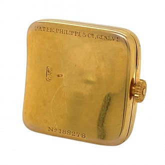 Unique Swiss 14K gold miniature lever purse watch Circa 1917