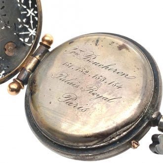French silver and rose gold historical ensemble Circa 1890