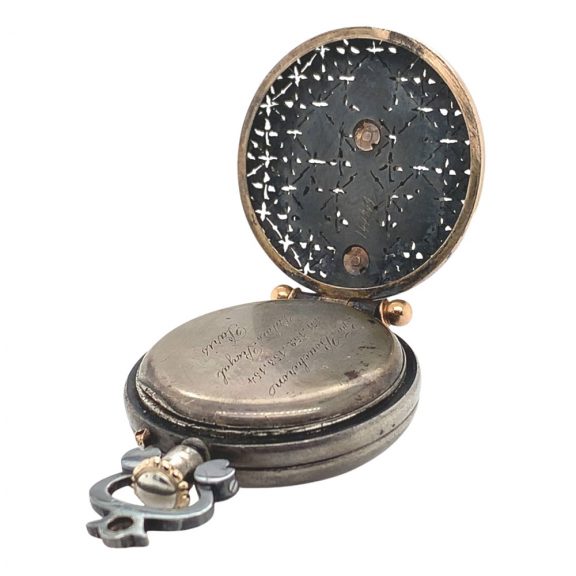 French silver and rose gold historical ensemble Circa 1890 French silver and rose gold historical ensemble Circa 1890