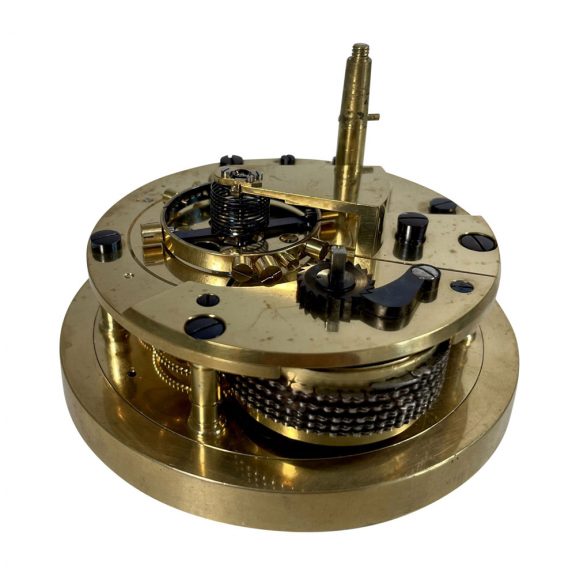 English chronometer with two day power reserve Circa 1819 English chronometer with two day power reserve Circa 1819