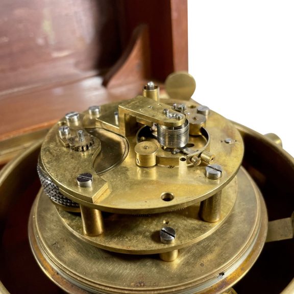 French deck chronometer with 49h power reserve Circa 1880 French deck chronometer with 49h power reserve Circa 1880