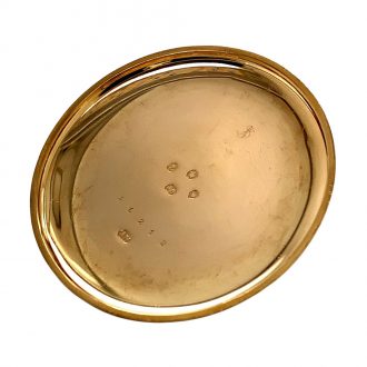 Fine English 18 carat gold hunting cased duplex watch Circa 1860