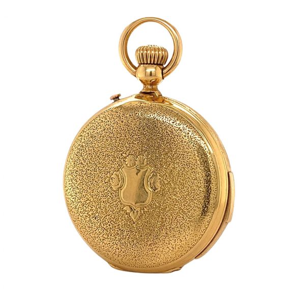 German 18K gold quarter repeating lever watch Circa 1860 German 18K gold quarter repeating lever watch Circa 1860