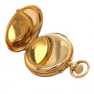 German 18K gold quarter repeating lever watch Circa 1860