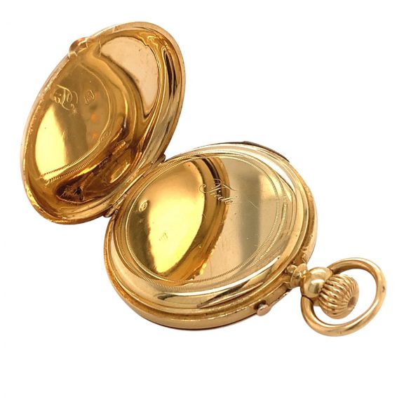 German 18K gold quarter repeating lever watch Circa 1860 German 18K gold quarter repeating lever watch Circa 1860