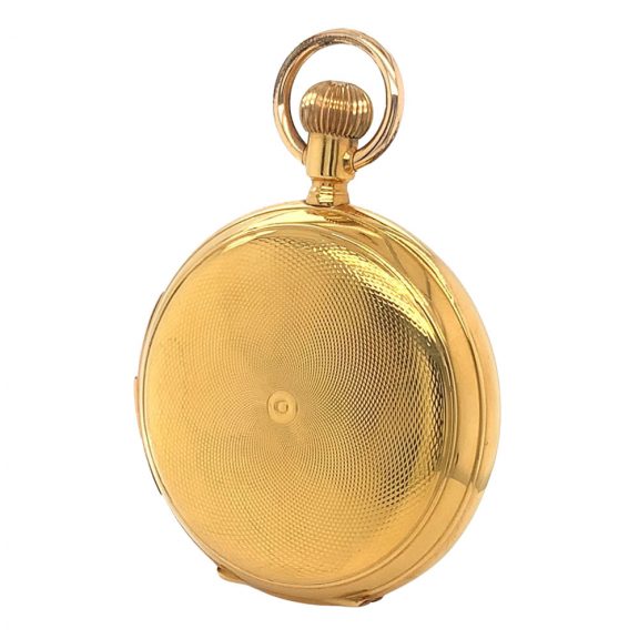 Swiss 18K gold carillon minute repeating lever watch Circa 1900 Swiss 18K gold carillon minute repeating lever watch Circa 1900