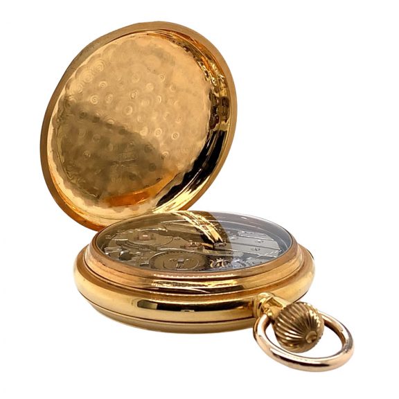 Swiss 18K gold carillon minute repeating lever watch Circa 1900 Swiss 18K gold carillon minute repeating lever watch Circa 1900