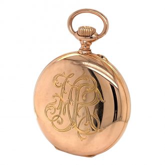 Swiss rose gold lever made for the Russian market Circa 1890