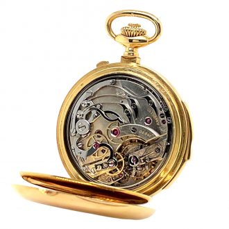 Swiss gold lever split seconds chronograph Circa 1900