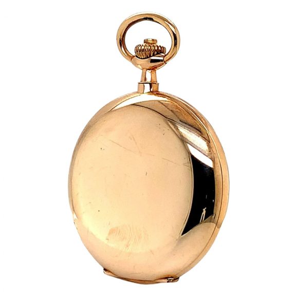 Fine German rose gold hunting cased lever watch Circa 1910 Fine German rose gold hunting cased lever watch Circa 1910