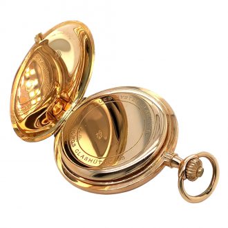 Fine German rose gold hunting cased lever watch Circa 1910