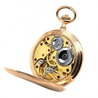 Fine German rose gold hunting cased lever watch Circa 1910