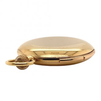 Swiss 18K gold hunting cased minute repeating lever Circa 1900