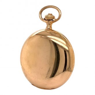 German 18K rose gold hunting cased lever watch Circa 1905