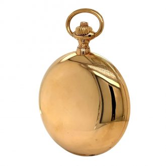 German 18K rose gold hunting cased lever watch Circa 1901