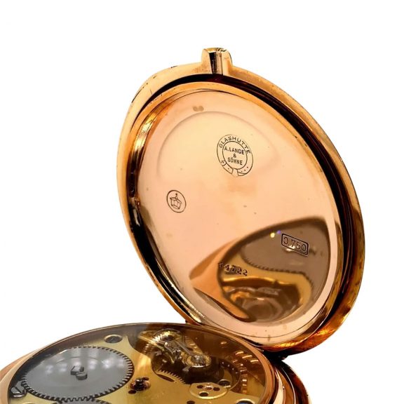 German 18K rose gold hunting cased lever watch Circa 1901 German 18K rose gold hunting cased lever watch Circa 1901