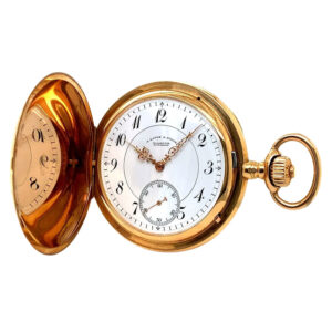 German 18K rose gold quality 1A lever watch Circa 1906