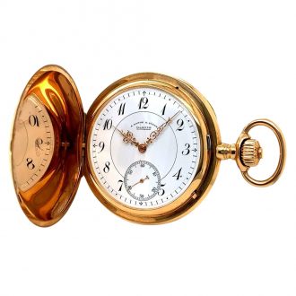German 18K rose gold quality 1A lever watch Circa 1906