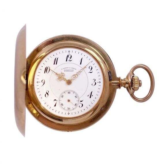 German rose gold quality 1A lever pocket watch Circa 1904