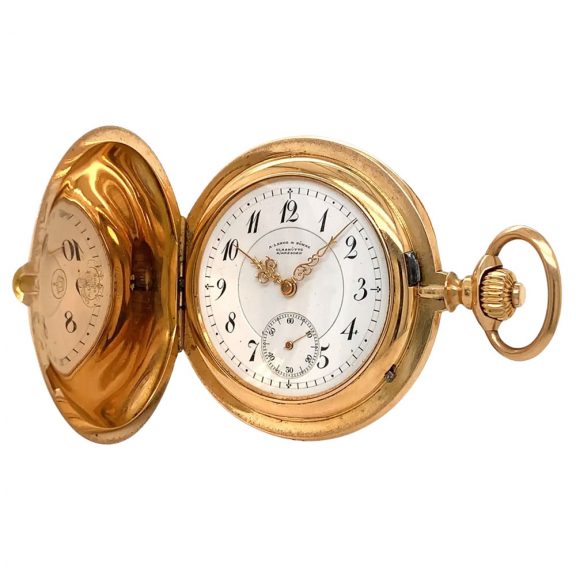 German rose gold quality 1A lever pocket watch Circa 1904 German rose gold quality 1A lever pocket watch Circa 1904