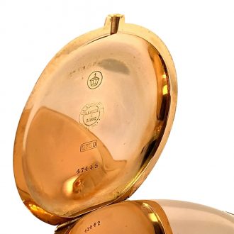 German rose gold quality 1A lever pocket watch Circa 1904