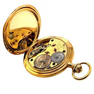German 18K gold quality 1A lever pocket watch Circa 1913