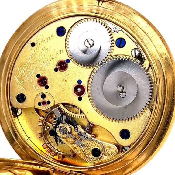 German 18K gold quality 1A lever pocket watch Circa 1913 German 18K gold quality 1A lever pocket watch Circa 1913