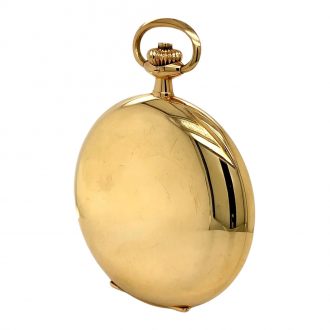 German 14 carat gold hunting cased lever watch Circa 1924 German 14 carat gold hunting cased lever watch Circa 1924