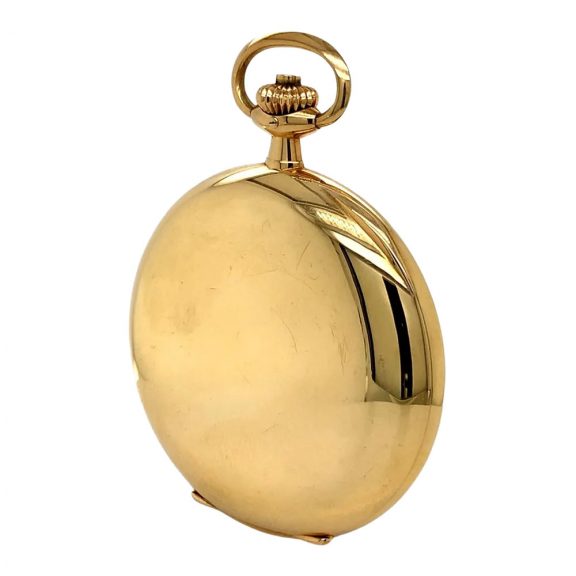 German 14 carat gold hunting cased lever watch Circa 1924 German 14 carat gold hunting cased lever watch Circa 1924