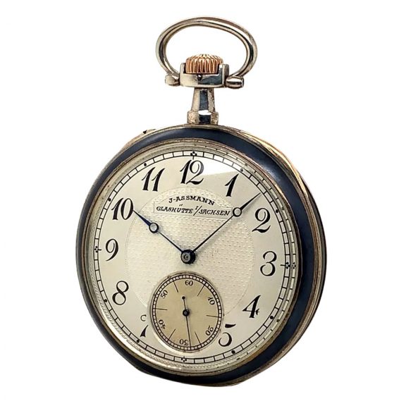 German blackened silver open faced pocket watch Circa 1902 German blackened silver open faced pocket watch Circa 1902