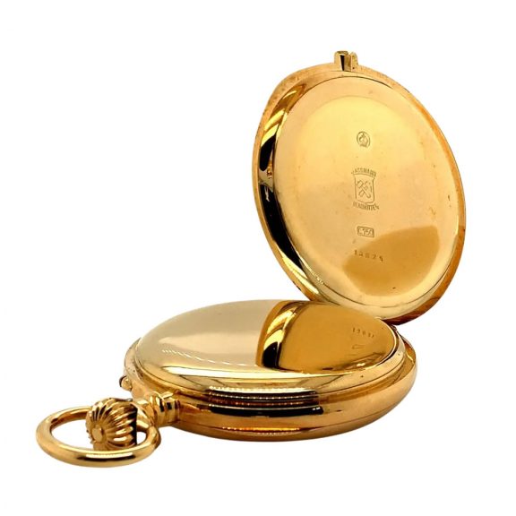 Fine German 18K gold open faced lever watch Circa 1901 Fine German 18K gold open faced lever watch Circa 1901