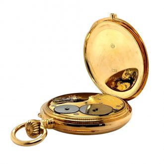 Fine German 18K gold open faced lever watch Circa 1901 Fine German 18K gold open faced lever watch Circa 1901