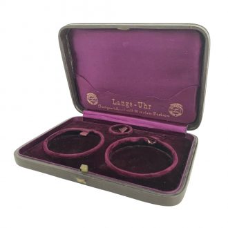 German 18K rose gold hunting cased ceremonial watch Circa 1907