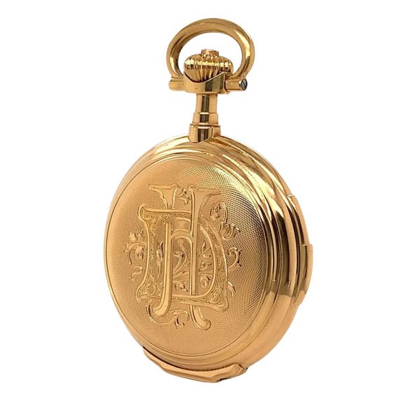 German 18K rose gold hunting cased ceremonial watch Circa 1907 German 18K rose gold hunting cased ceremonial watch Circa 1907