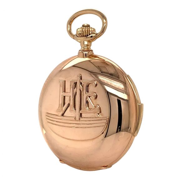 German rose gold quarter repeating lever watch Circa 1920 German rose gold quarter repeating lever watch Circa 1920