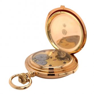 German rose gold quarter repeating lever watch Circa 1920 German rose gold quarter repeating lever watch Circa 1920
