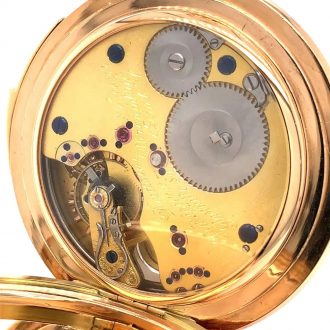 German rose gold quarter repeating lever watch Circa 1920 German rose gold quarter repeating lever watch Circa 1920