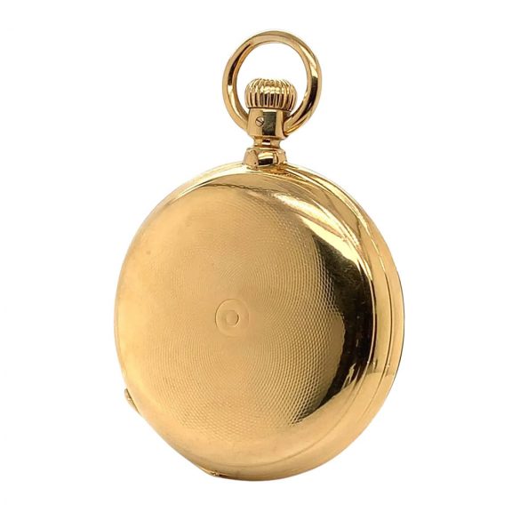 German 18K gold hunting cased lever pocket watch Circa 1883 German 18K gold hunting cased lever pocket watch Circa 1883